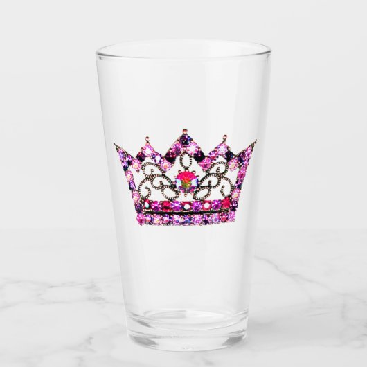 Verre "Tiara rose" (Devant)