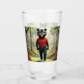 Verre Tiger Jouant Au Golf Dans Les Bois, (Devant)