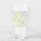 Verre Tiger rayures bleu jaune (Dos)
