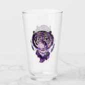 Verre Tigre d'aquarelle violet (Devant)