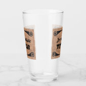 Verre Tiki Bar avec nom Bamboo Reed Arrière - plan (Droite)