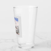 Verre Timberline Lodge ~ Coussin Mount Hood (Gauche)