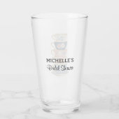 Verre Time for Tea Bridal Shower Glass Tumbler (Dos)