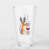 Verre Tipsy and Bright Reindeer (Dos)