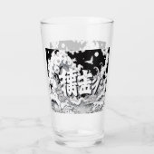 Verre Tokyo Noir et Blanc (Dos)