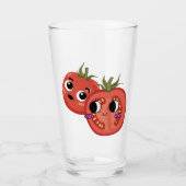 Verre Tomate en admiration (Devant)