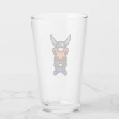 Verre Tomte avec barbe rouge Viking Glass (Dos)