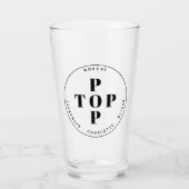 Verre Top Pop Père Papa Personnalisé (Devant)