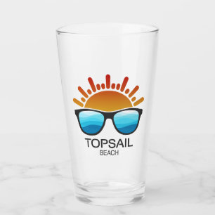 Verre Topsail Beach North Carolina Lunettes de soleil