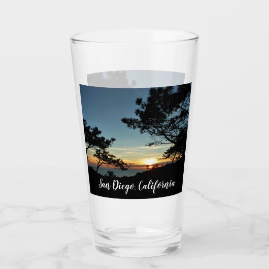 Verre Torrey Pine Sunset III Paysage californien (Devant)