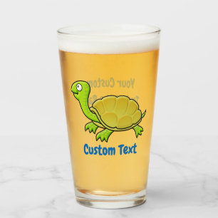 Verre Tortue caricaturale