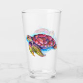 Verre Tortue de mer (Dos)