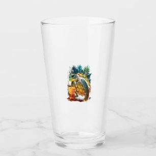 Verre Tortue Tortues de mer hawaïennes Pineapple Aloha C