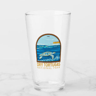 Verre Tortugas Sec Parc National Turtle Vintage