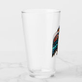 Verre totem du corbeau de Salish (Droite)