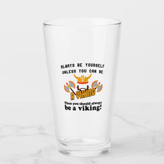 Verre Toujours être un viking (Devant)