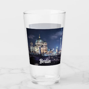 Verre Tour de télévision et Cathédrale de Berlin à Berli