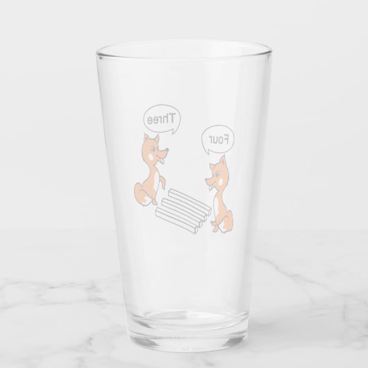 Verre Tour d'illusion optique (Dos)