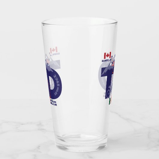 Verre Tour Divide 'TD' Pint Glass (Gauche)
