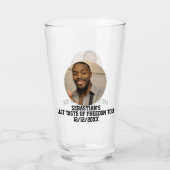 Verre Tour du dernier goût de liberté du marié Enterrem (Dos)