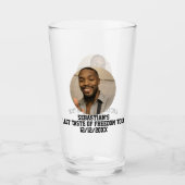 Verre Tour du dernier goût de liberté du marié Enterrem (Devant)