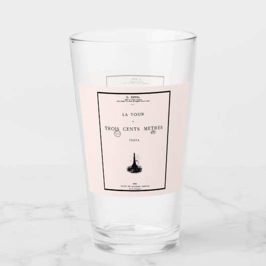 Verre Tour Eiffel (Devant)