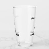 Verre Tour Eiffel noir et blanc (Droite)