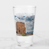 Verre Tour Gediminas à Vilnius, Lituanie (Dos)