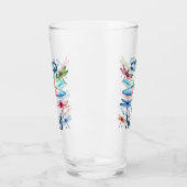 Verre Tourner haut - libellule artistique (Gauche)