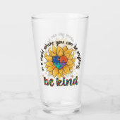 Verre Tournesol autiste (Dos)