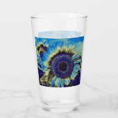 Verre Tournesol bleu (Dos)