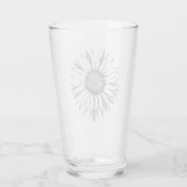 Verre Tournesol illustré (Dos)
