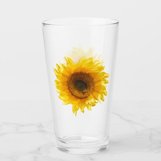 Verre tournesol jaune (Devant)