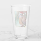 Verre Tourterelle de Noël 1 (Dos)