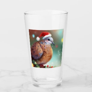 Verre Tourterelle de Noël 1