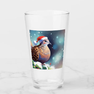 Verre Tourterelle de Noël Dove 2