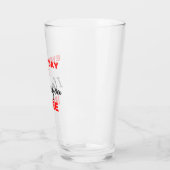 Verre Tous les jours, je t'aime plus Noir (Gauche)