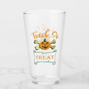 Verre Tracer ou traiter les os croisés citrouille Hallow