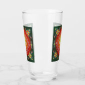 Verre Traditional Latvian folk art with symbols painting (Gauche)