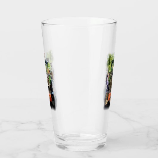 VERRE TRAIN À VAPEUR (Droite)