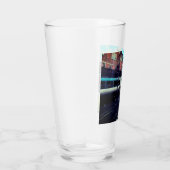 Verre Train bleu et argent (Droite)