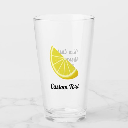 Verre Tranche de citron (Devant)