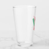 Verre Tranche de pastèque d'été à l'aquarelle et pop (Droite)