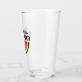 Verre Tranche de pastèque fraîche boisson de fête d'été (Gauche)