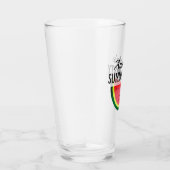 Verre Tranche de pastèque fraîche boisson de fête d'été (Droite)