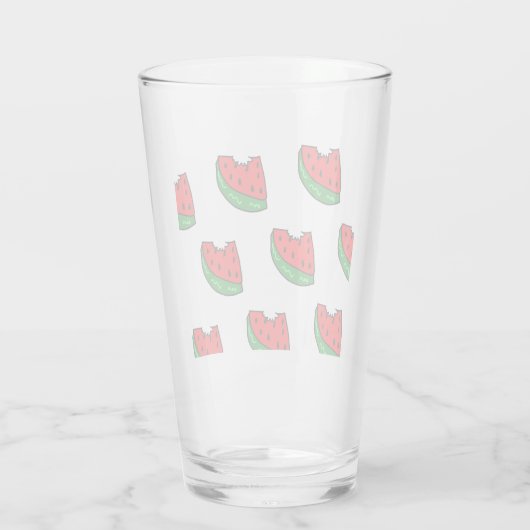 Verre Tranches de pastèque (Dos)