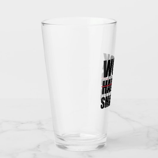 Verre Travailler plus intelligent pas plus difficile Mot (Droite)