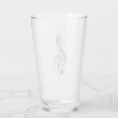Verre Treble Clef Musique Cadeau Musicien Groupe d'ensei (Dos)