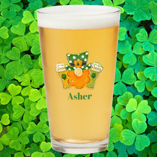 Verre Trèfle de lutin personnalisé Saint-Patrick