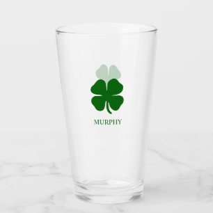 Verre Trèfle Vert Personnalisé